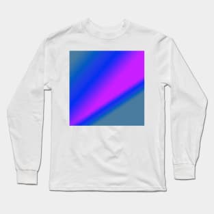 BLUE PINK TEXTURE ART Long Sleeve T-Shirt